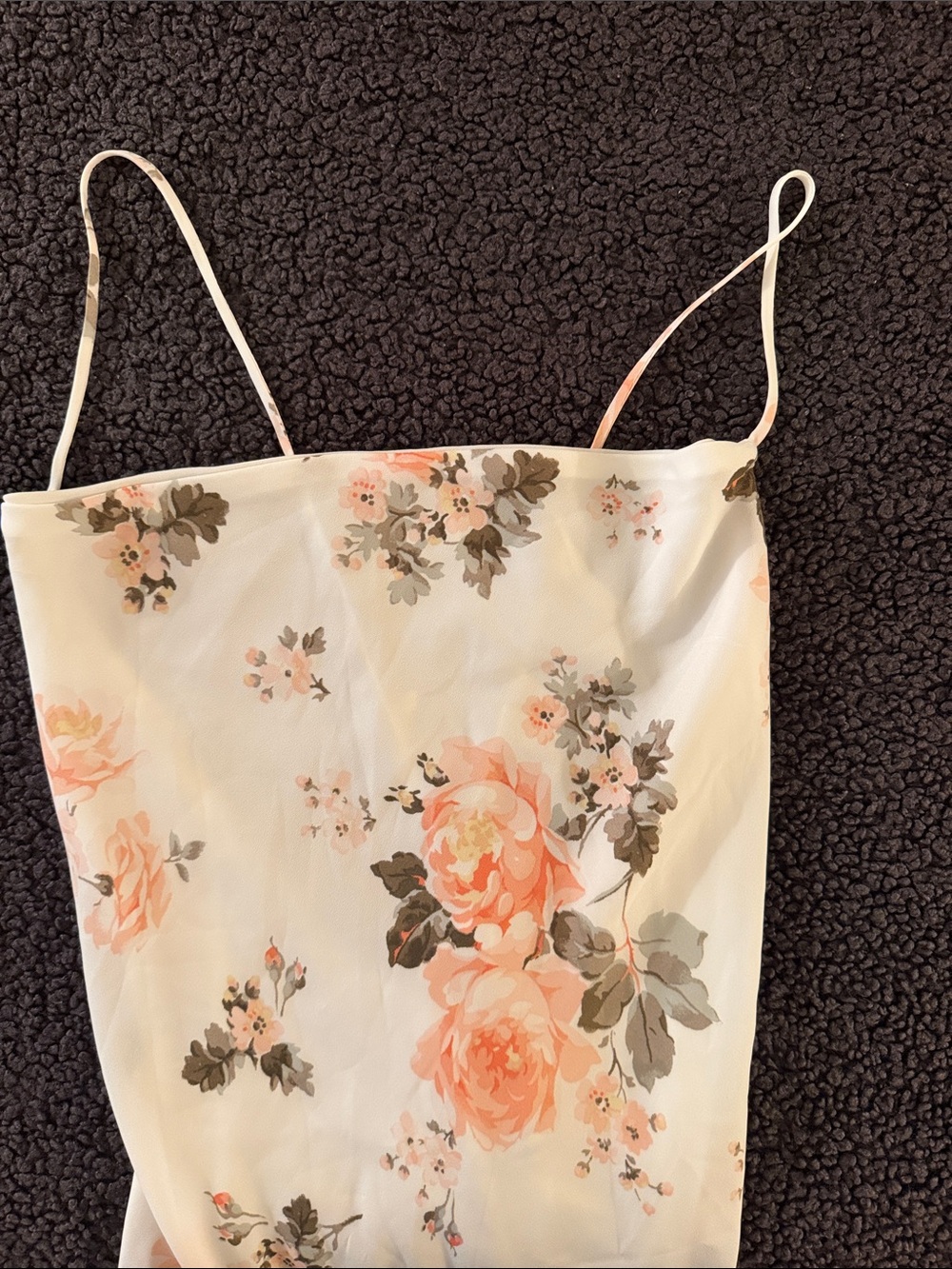Abercrombie & Fitch | Cowl Neck Satin Midi Slip Dress - Picture 3 of 5
